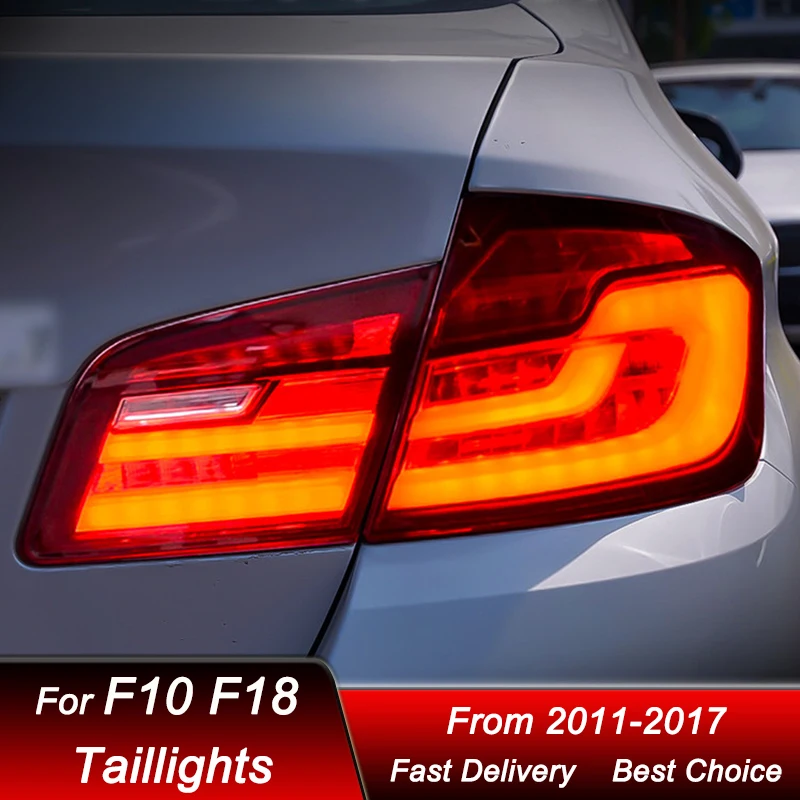 Car Tail Lights For BMW 5 series F10 F18 2011-2017 to 2018 style full LED Tail Lamp Dynamic Turn Signal Light Tail Lamp Assembly
Car Tail Lights For BMW 5 series F10 F18 2011-2017 to 2018 style full LED Tail Lamp Dynamic Turn Signal Light Tail Lamp Assembly