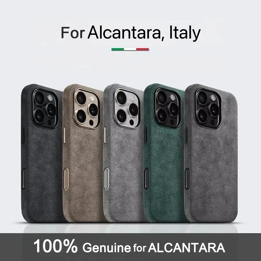 100% Italian for Alcantara Case for iPhone 16 15 17 Pro Max Air With Magsafe Magnetic Luxury Cover Supercar Suede Leather Case
100% Italian for Alcantara Case for iPhone 16 15 17 Pro Max Air With Magsafe Magnetic Luxury Cover Supercar Suede Leather Case