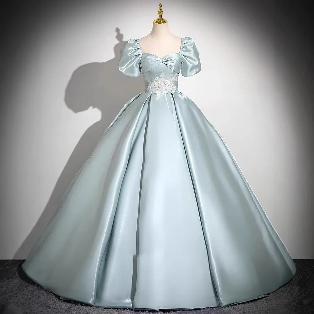 Бальное платье по индивидуальному заказу, платья Quinceanera, пышные рукава, платья для выпускного вечера, дня рождения, вечернее платье для торжественных случаев, Vestido De Noche
Бальное платье по индивидуальному заказу, платья Quinceanera, пышные рукава, платья для выпускного вечера, дня рождения, вечернее платье для торжественных случаев, Vestido De Noche