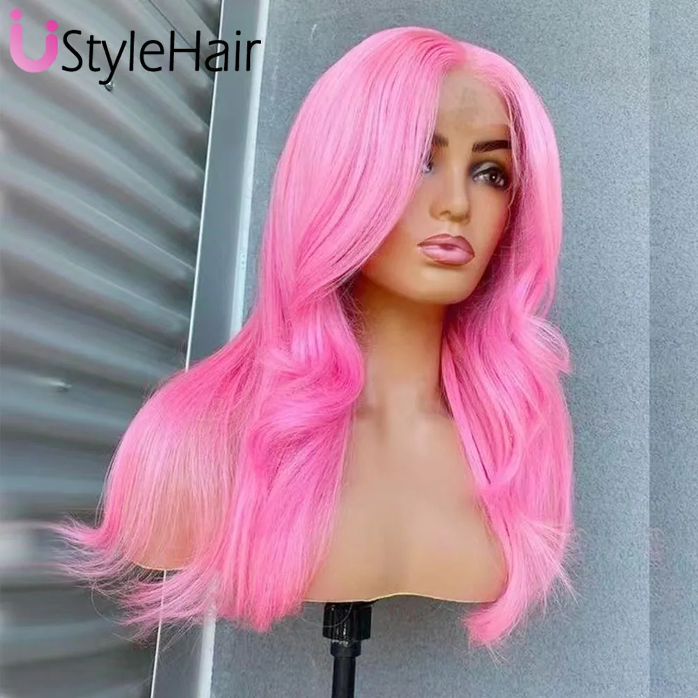 UStyleHair Pink Natural Wave Wig Synthetic Lace Front Wigs for Women Girls Heat Resistant Synthetic Hair Daily Used
UStyleHair Pink Natural Wave Wig Synthetic Lace Front Wigs for Women Girls Heat Resistant Synthetic Hair Daily Used