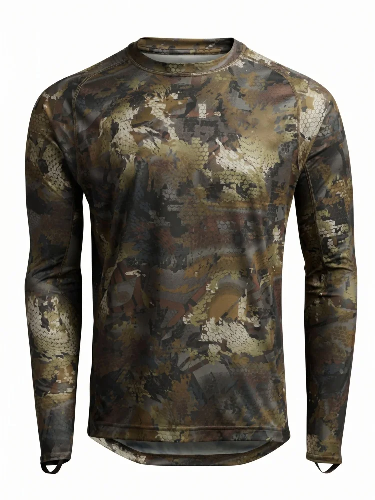 Long Sleeve Hunting Fishing Pullover, Polyester Camouflage, Anti-bacterial, Quick Dry, Sweat, High-grade, Autumn
Long Sleeve Hunting Fishing Pullover, Polyester Camouflage, Anti-bacterial, Quick Dry, Sweat, High-grade, Autumn