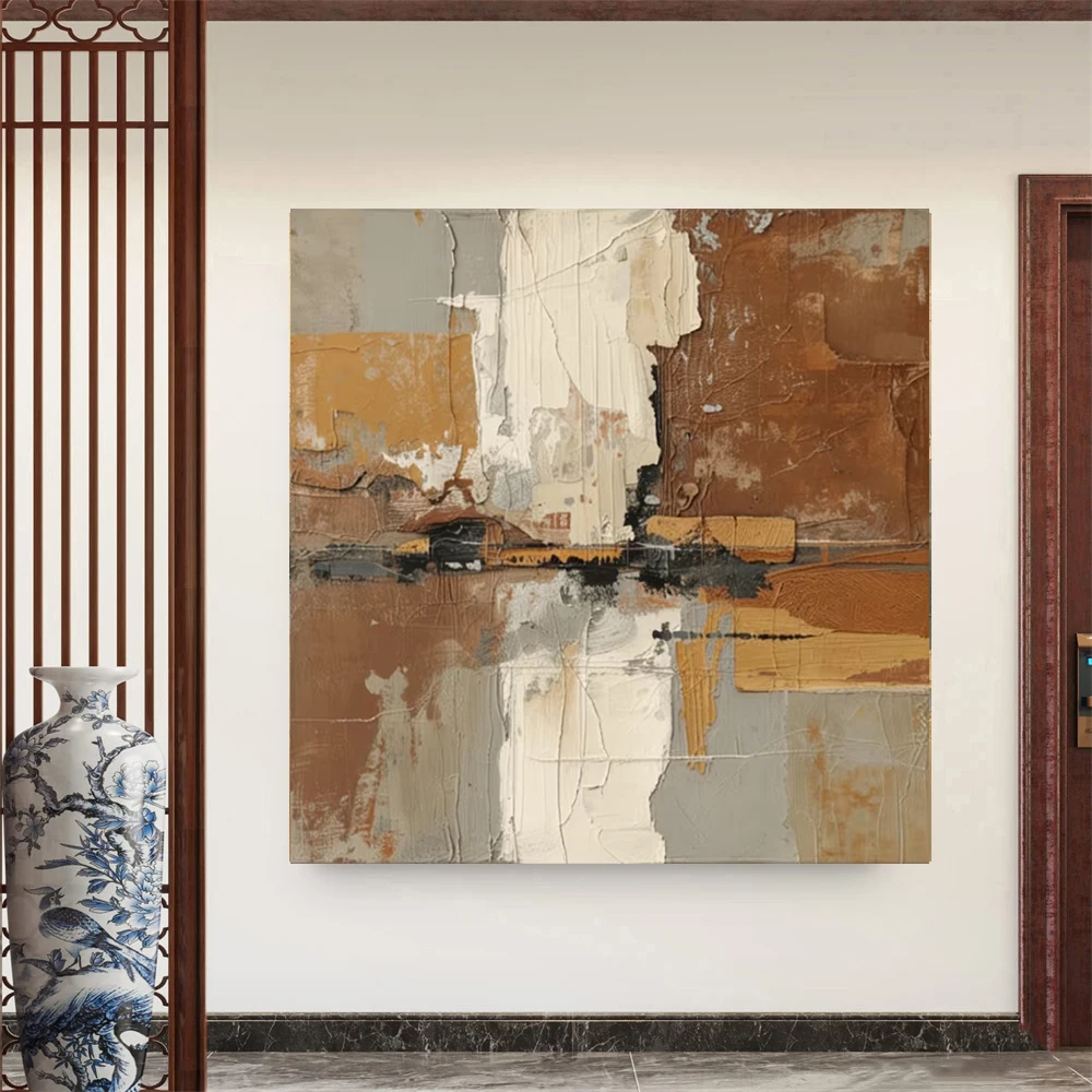 Hand-Painted Thick Texture Wabi-Sabi Abstract Oil Painting, Terracotta Wall Art for Living Room & Entrywa
Hand-Painted Thick Texture Wabi-Sabi Abstract Oil Painting, Terracotta Wall Art for Living Room & Entrywa