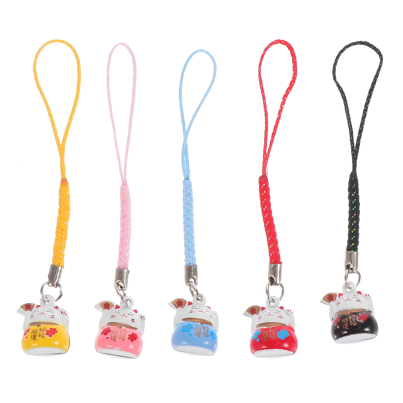 5 Pcs Ornament Lucky Cat Brass Bell Miss Chinese Purse Hanging Charms Polyester Lovely Phone Chain
5 Pcs Ornament Lucky Cat Brass Bell Miss Chinese Purse Hanging Charms Polyester Lovely Phone Chain