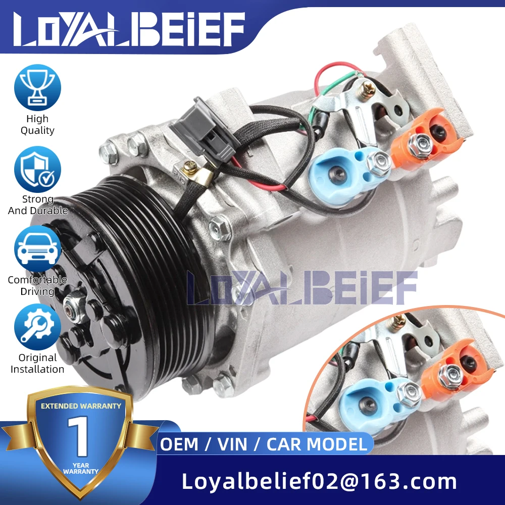 AC Compressor For 2002-2006 Acura RSX 2002-2005 Honda Civic 2.0L 2041636,275647, 2021564R,CO10726AC TEM255610,TEM275647,2021564,
AC Compressor For 2002-2006 Acura RSX 2002-2005 Honda Civic 2.0L 2041636,275647, 2021564R,CO10726AC TEM255610,TEM275647,2021564,