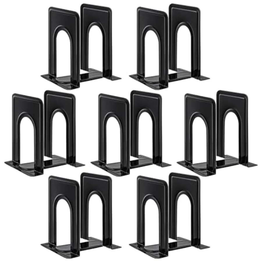 Book Ends, Non-Skid Metal Bookend Supports for Shelves, Heavy Duty Book End, Office Book Stopper, 6 x 5 x 6 Inches, 4 Pieces/ 7
Book Ends, Non-Skid Metal Bookend Supports for Shelves, Heavy Duty Book End, Office Book Stopper, 6 x 5 x 6 Inches, 4 Pieces/ 7
