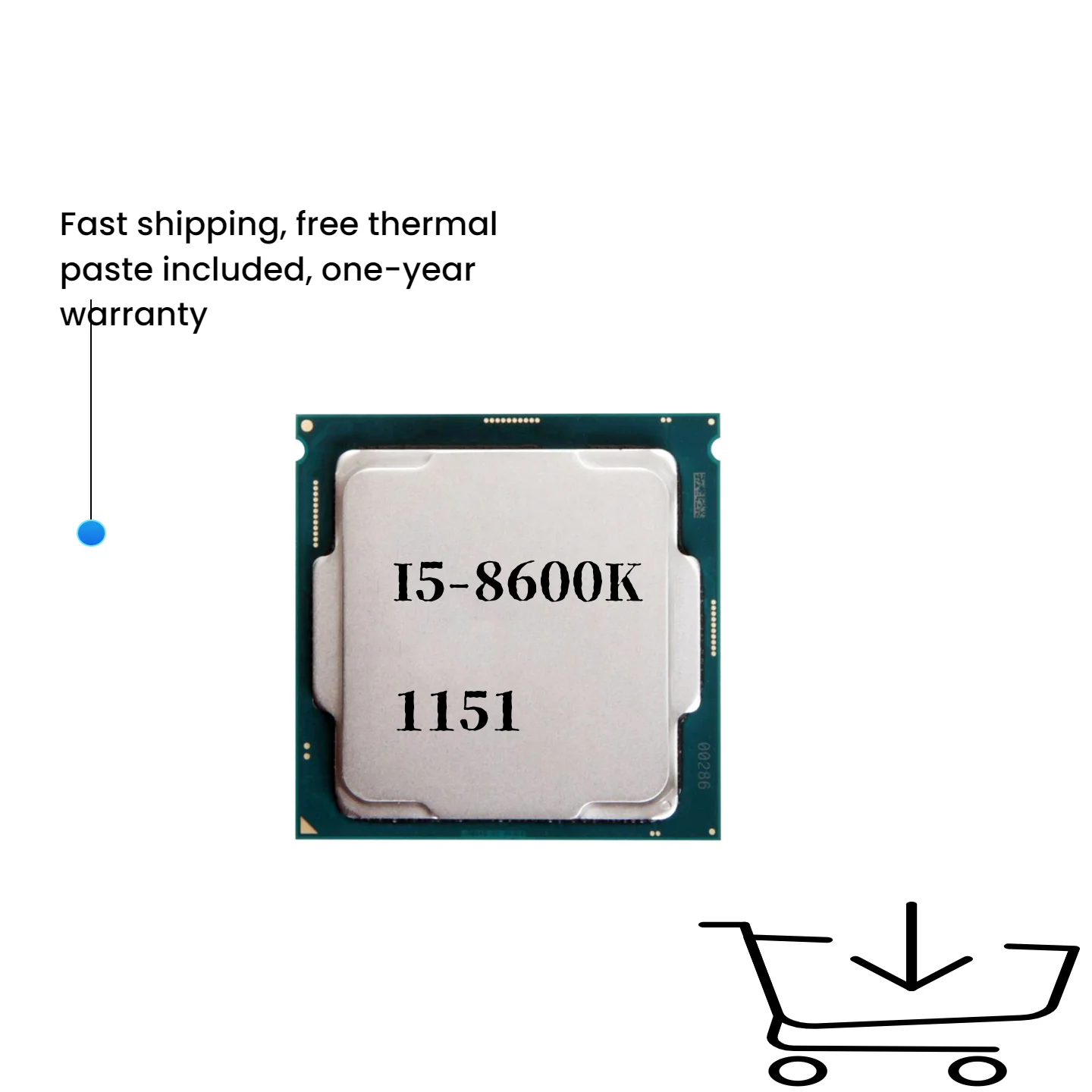 Шестиядерный шестипоточный процессор Core i5-8600K i5 8600K, 3,6 ГГц, 9M, 91 Вт, LGA 1151
Шестиядерный шестипоточный процессор Core i5-8600K i5 8600K, 3,6 ГГц, 9M, 91 Вт, LGA 1151