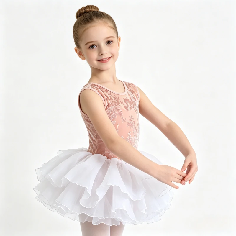 THEEPER Ballet Leotard Optional Tutu Skirt, Flocked Jacquard Children's Dance Costumes Ballerina Dress for Stage Performance
THEEPER Ballet Leotard Optional Tutu Skirt, Flocked Jacquard Children's Dance Costumes Ballerina Dress for Stage Performance