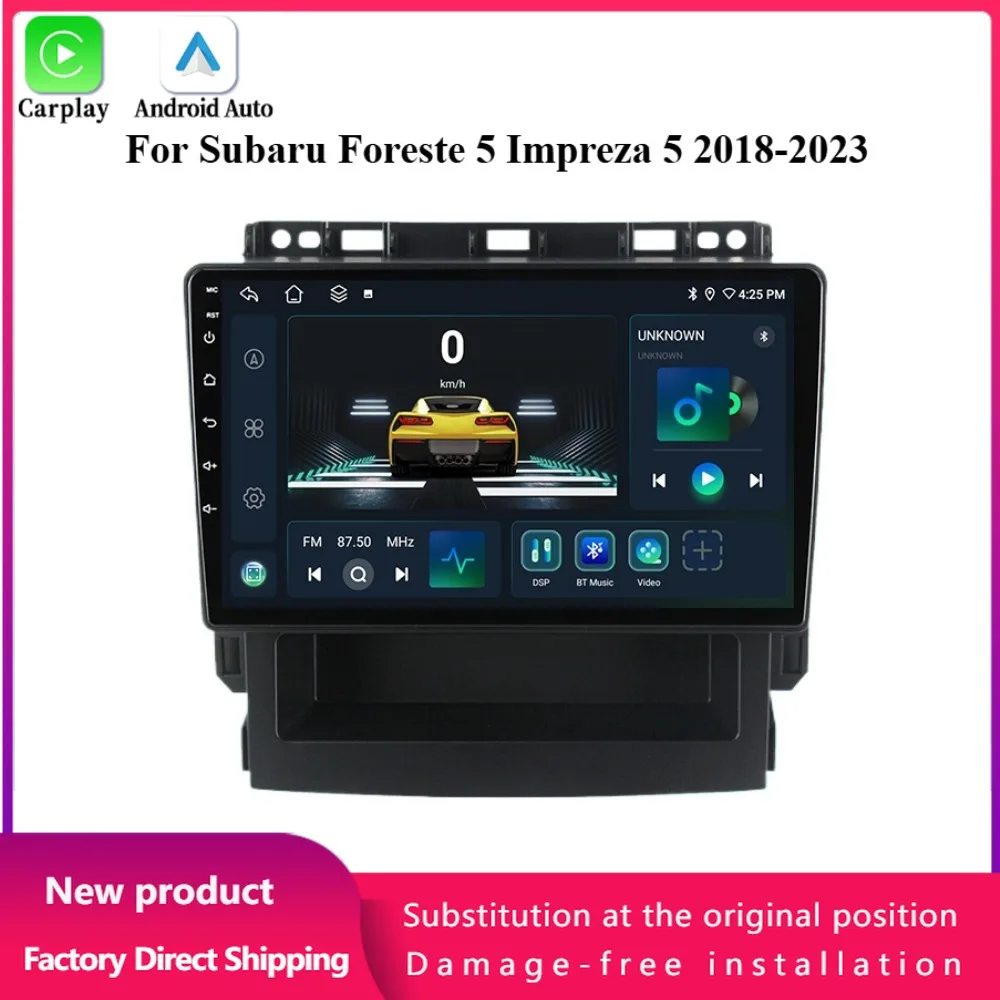 Android 14 For Subaru Foreste 5 Impreza 5 2018-2023 Car Radio Multimedia Navigation GPS Bluetooth Apple CarPlay Screen Stereo
Android 14 For Subaru Foreste 5 Impreza 5 2018-2023 Car Radio Multimedia Navigation GPS Bluetooth Apple CarPlay Screen Stereo