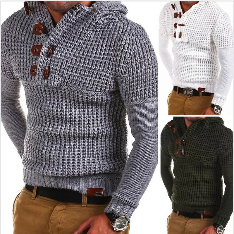 Wish 2023 Autumn Winter Men's Fitness Personality Knitted Sweater Hooded Pullover Long Sleeve V-Neck Color Casual Wear
Wish 2023 Autumn Winter Men's Fitness Personality Knitted Sweater Hooded Pullover Long Sleeve V-Neck Color Casual Wear