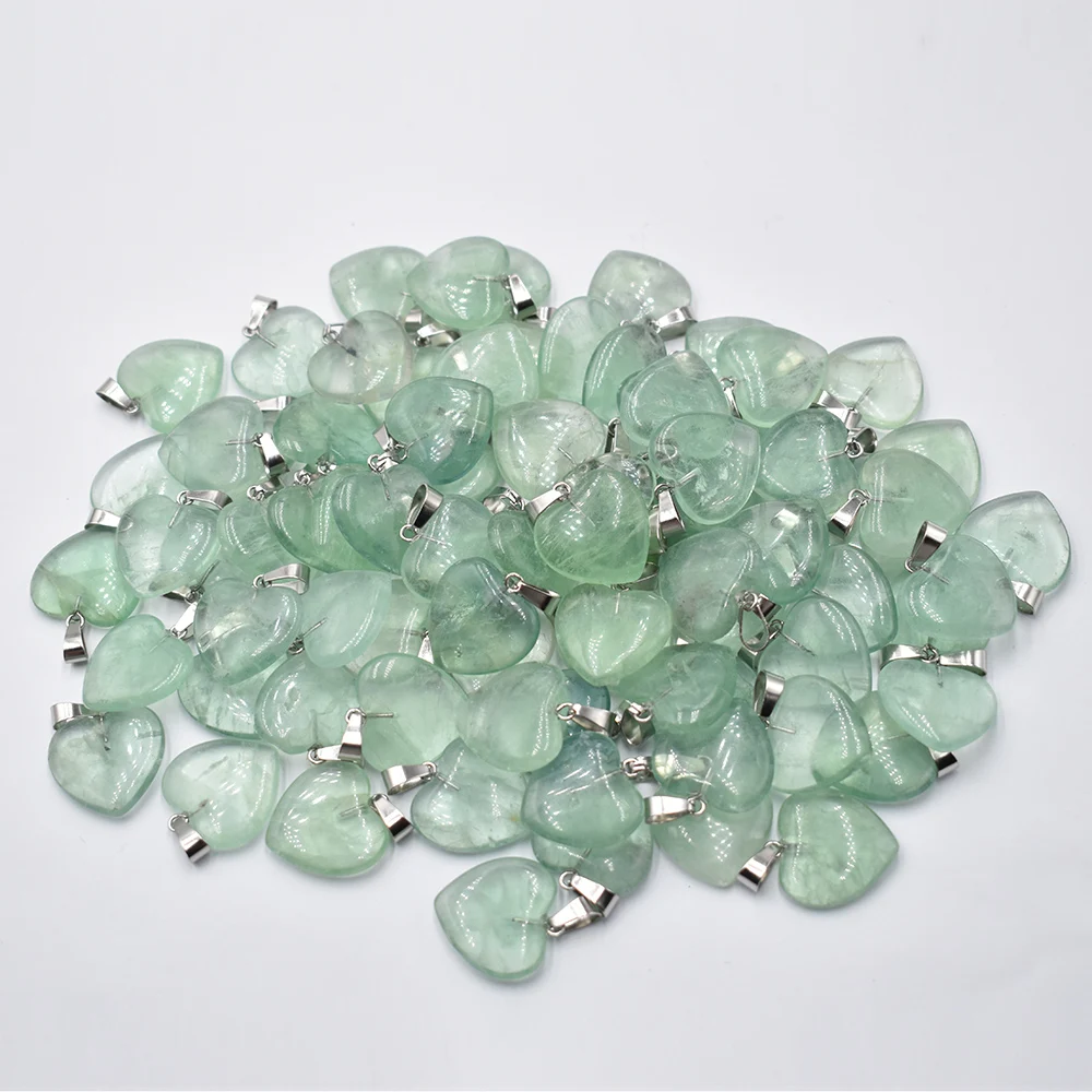 Wholesale 50pcs/lot Fashion Assorted 20mm heart natural stone Green Fluorite charms pendants for jewelry making Ffee shipping
Wholesale 50pcs/lot Fashion Assorted 20mm heart natural stone Green Fluorite charms pendants for jewelry making Ffee shipping