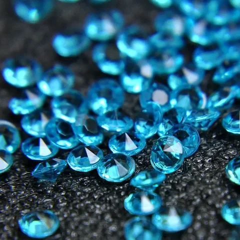1000 pièces/lot 4.5mm cristaux acryliques dispersés Table diamant strass gemmes confettis décoration de mariage faveur