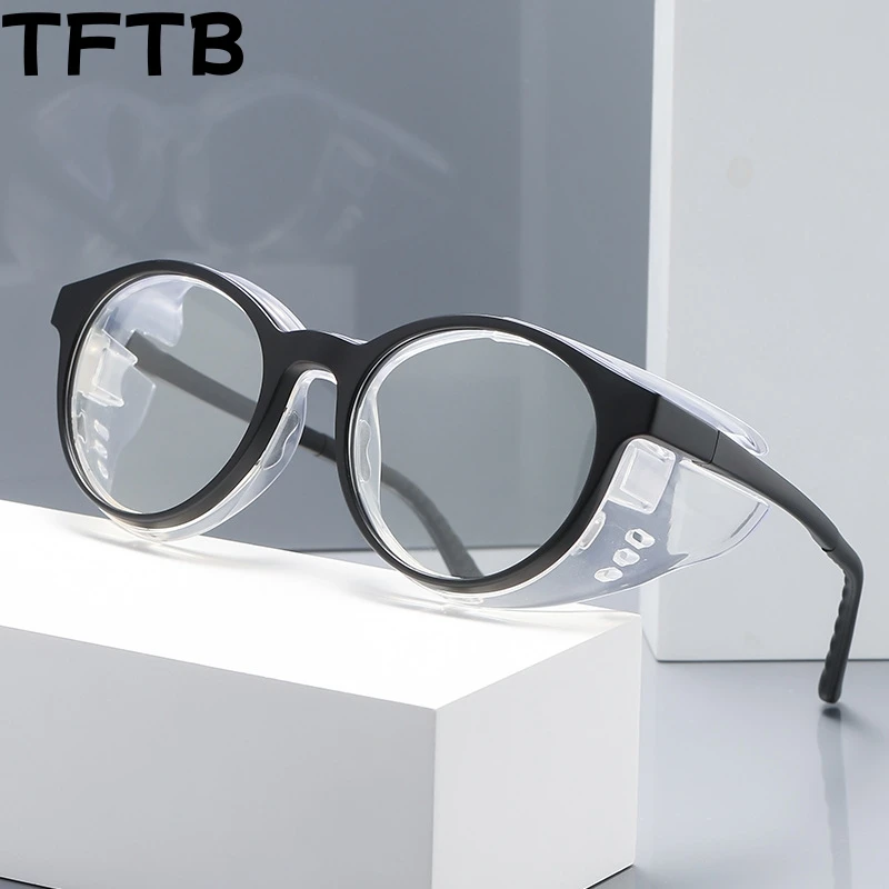 TFTB Windproof Dustproof Safety Work Glasses Men and Women Retro Round Ultra-light TR90 Optical Prescription Eyeglasses Frame
TFTB Windproof Dustproof Safety Work Glasses Men and Women Retro Round Ultra-light TR90 Optical Prescription Eyeglasses Frame