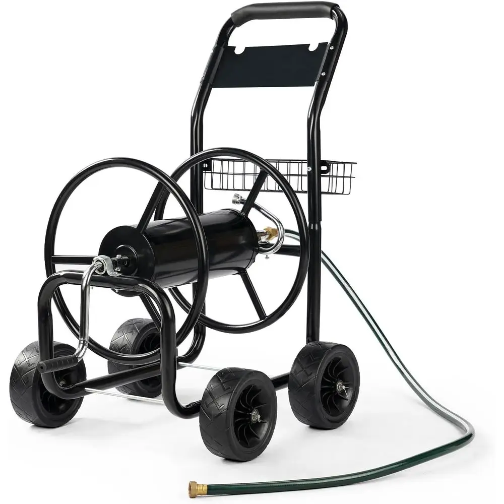 4-Wheel Garden Hose Cart with Storage Basket, Portable Residential Hose Cart, Lawn Watering, or Garden Backyard and arm
4-Wheel Garden Hose Cart with Storage Basket, Portable Residential Hose Cart, Lawn Watering, or Garden Backyard and arm