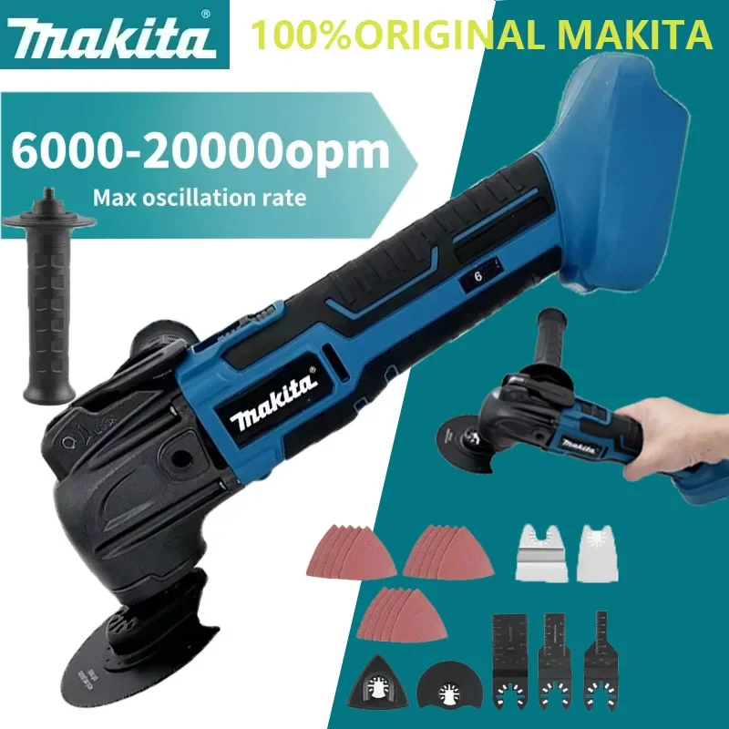 Makita Electric Saw Trimmer 20000OPM Oscillating Multi Function Woodworking Power Tool Compatible with 18V 21V Battery 600W
Makita Electric Saw Trimmer 20000OPM Oscillating Multi Function Woodworking Power Tool Compatible with 18V 21V Battery 600W