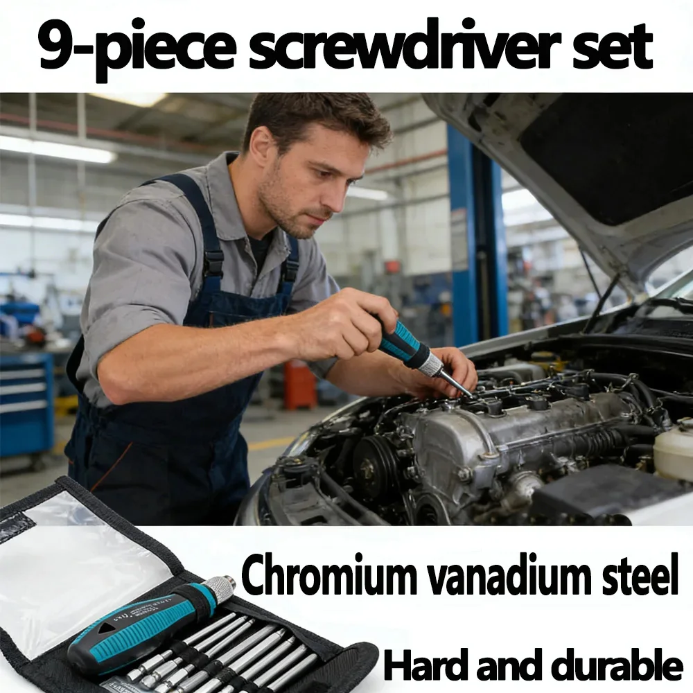 9 шт./компл., набор отверток, шлицевая крестовая отвертка, магнитная электрическая отвертка для домашнего ремонта, набор ручных инструментов, набор отверток выбор
9 шт./компл., набор отверток, шлицевая крестовая отвертка, магнитная электрическая отвертка для домашнего ремонта, набор ручных инструментов, набор отверток выбор