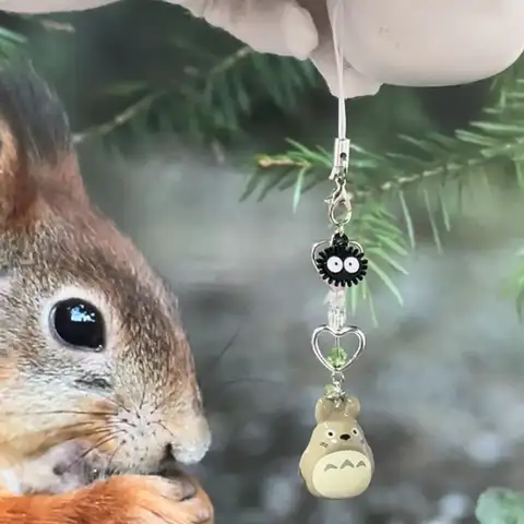 Cute Totoro Anime Figure Car Pendant Accessory Decoration Fashion Cartoon Hobby Toys Kids Birthday Gift