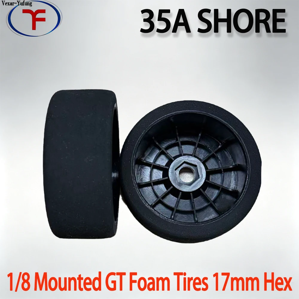 Yufung 2Pcs RC GT Wheels 17MM HEX - DRAG MEDIUM Whole tire Used For 1/8 Flat road professional racing cars Pre-glued
Yufung 2Pcs RC GT Wheels 17MM HEX - DRAG MEDIUM Whole tire Used For 1/8 Flat road professional racing cars Pre-glued