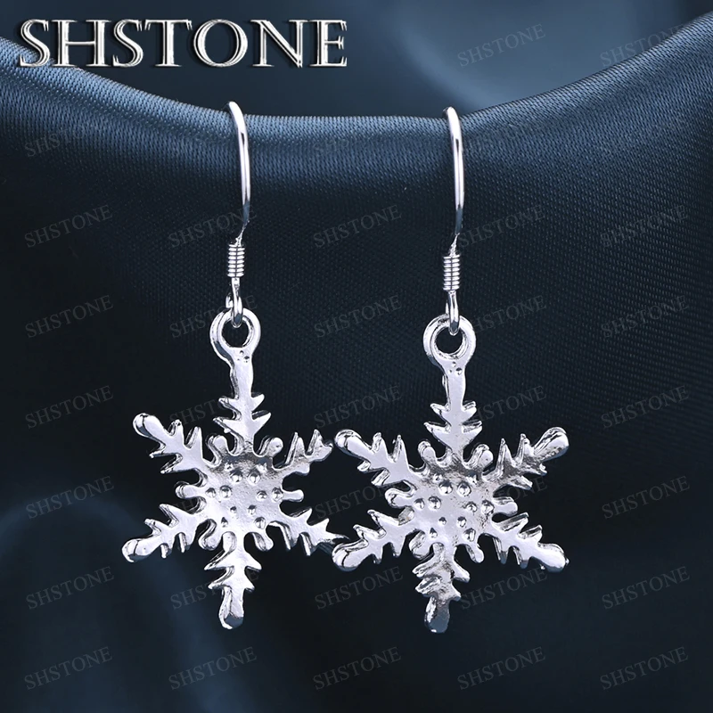 Exquisite Beautiful 925 Sterling Silver Snowflake Drop Earrings Women Anniversary Party Gifts Accessories Jewelry For Friends
Exquisite Beautiful 925 Sterling Silver Snowflake Drop Earrings Women Anniversary Party Gifts Accessories Jewelry For Friends