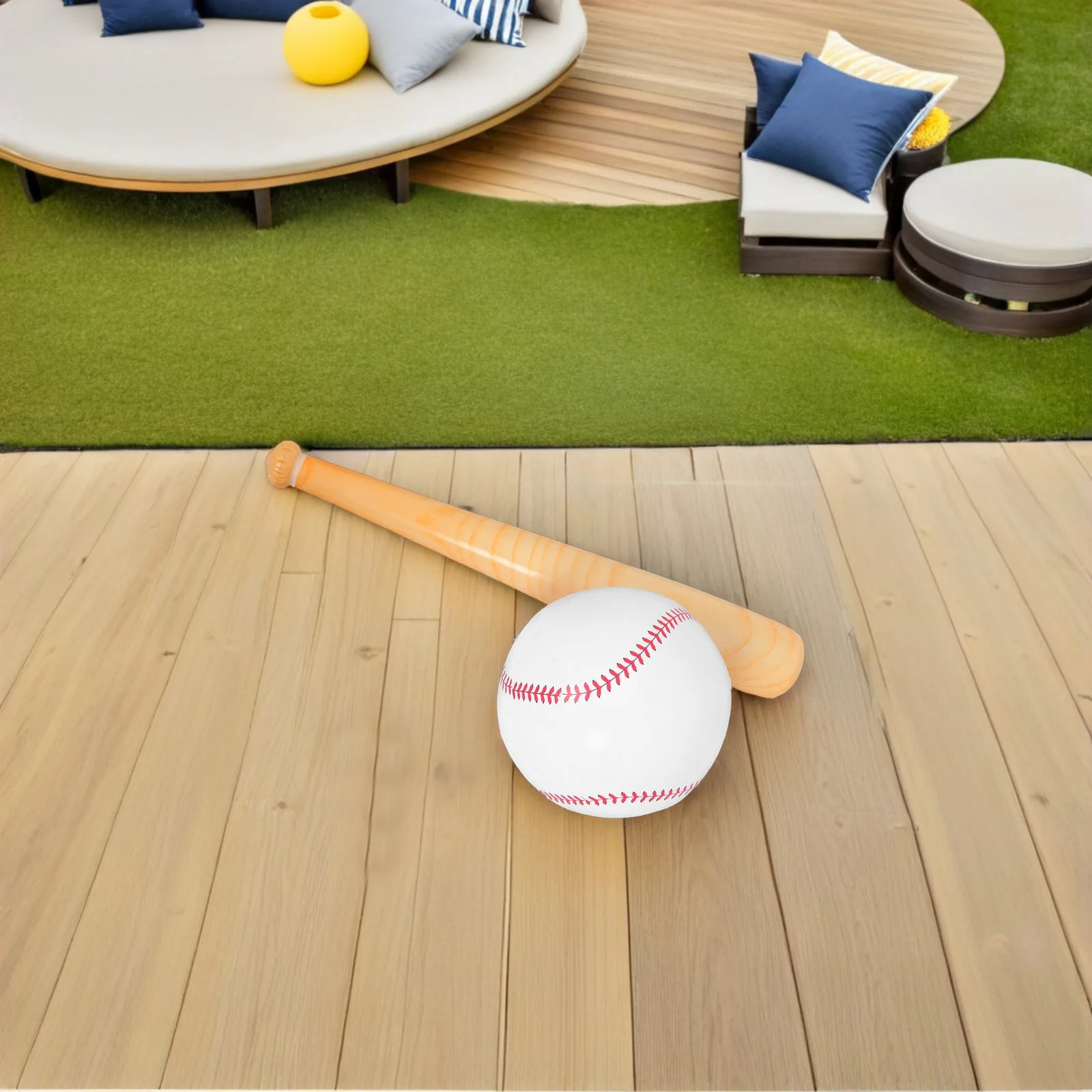 1Set Inflatable Baseball Bat Creative Design Easy Inflate for Kids Party Favors Outdoor Play Baseball Set Softball Toy
1Set Inflatable Baseball Bat Creative Design Easy Inflate for Kids Party Favors Outdoor Play Baseball Set Softball Toy