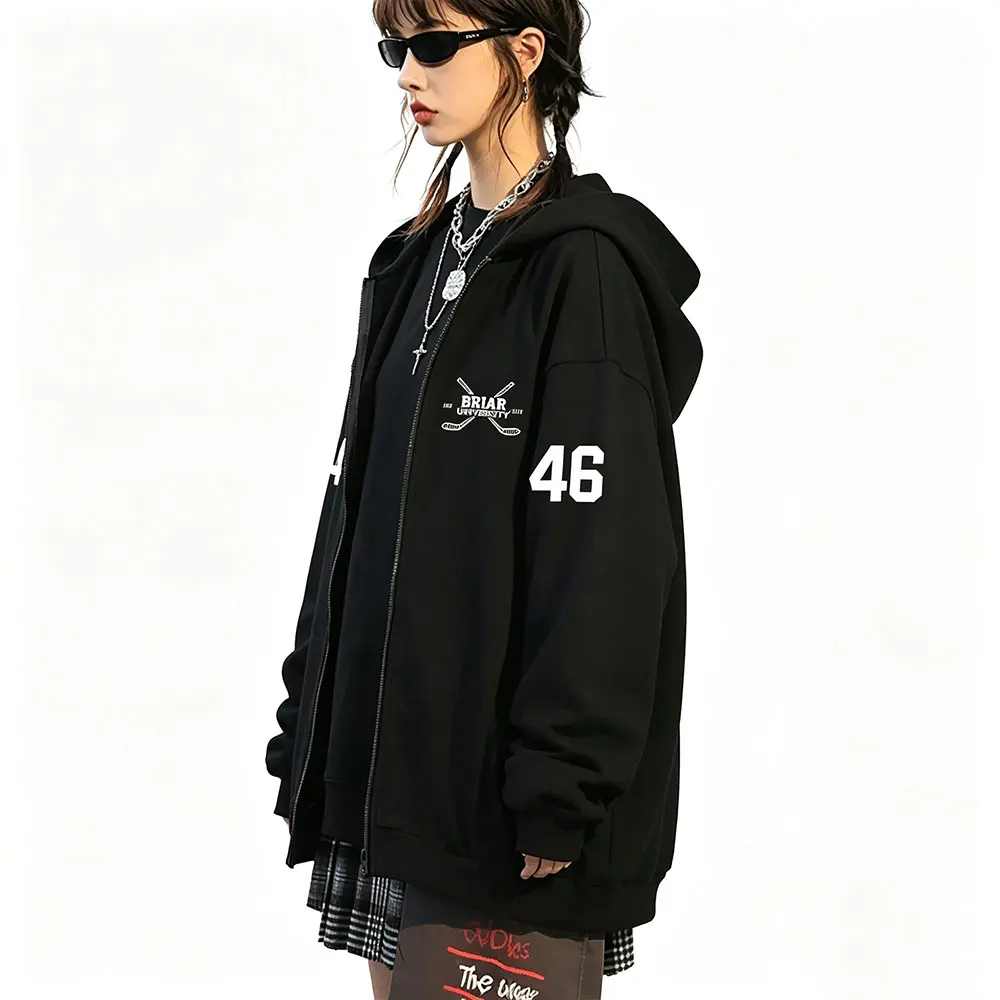 Off Campus Briar University Tucker 46 Graphic Zipper Hoodie Men Women Hip Hop Hockey Oversized Zip Up Jacket Unisex Sweatshirt
Off Campus Briar University Tucker 46 Graphic Zipper Hoodie Men Women Hip Hop Hockey Oversized Zip Up Jacket Unisex Sweatshirt