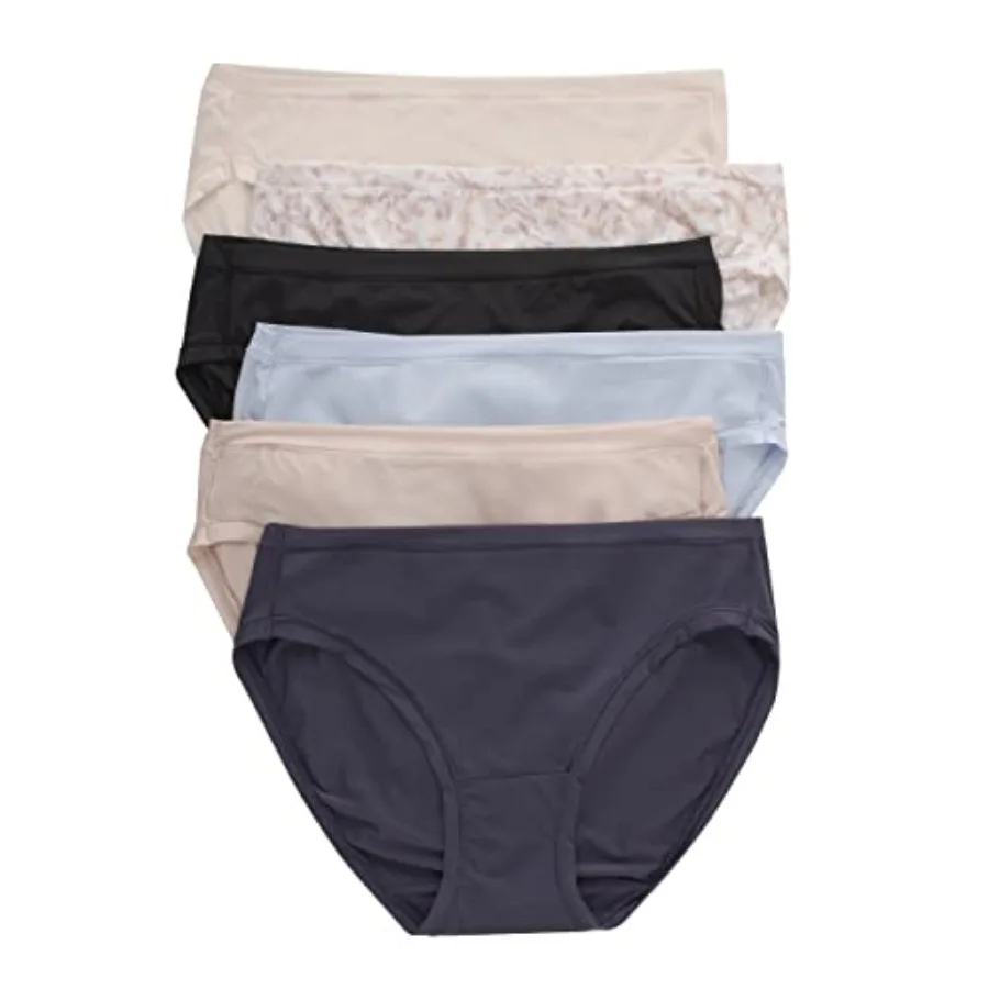 Women's Microfiber Stretch Underwear Pack, Comfort Flex Fit Brief or Panties, 6-Pack
Women's Microfiber Stretch Underwear Pack, Comfort Flex Fit Brief or Panties, 6-Pack