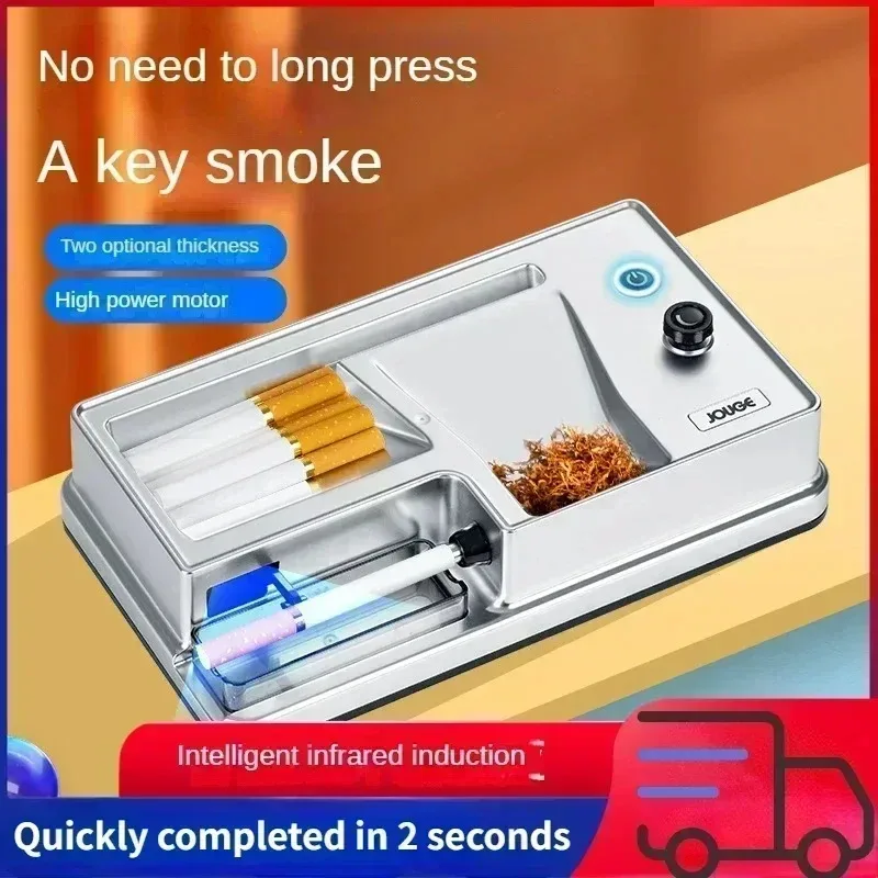 6.5/8mm Tube Electric Cigarette Rolling Machine Infrared Sensing Injector Tobacco Filling Auto Cigarette Maker Smoking Accessory
6.5/8mm Tube Electric Cigarette Rolling Machine Infrared Sensing Injector Tobacco Filling Auto Cigarette Maker Smoking Accessory