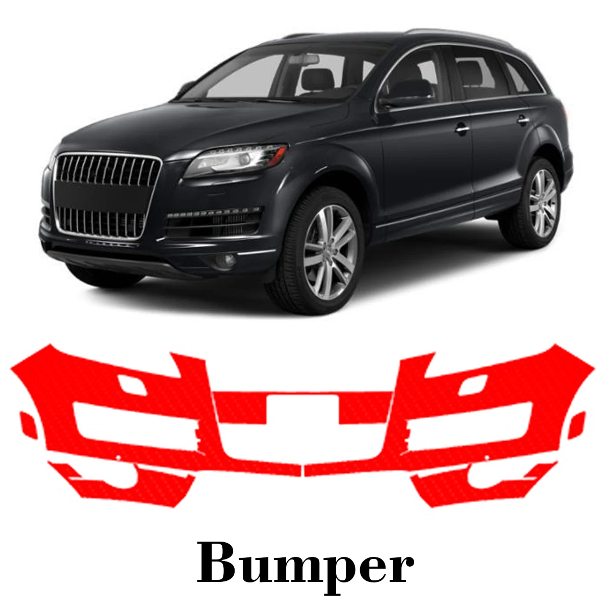 Car Precut Paint Protection Film Front Bumper Anti-scratch Exterior TPU PPF For Audi Q7 2010-2015
Car Precut Paint Protection Film Front Bumper Anti-scratch Exterior TPU PPF For Audi Q7 2010-2015