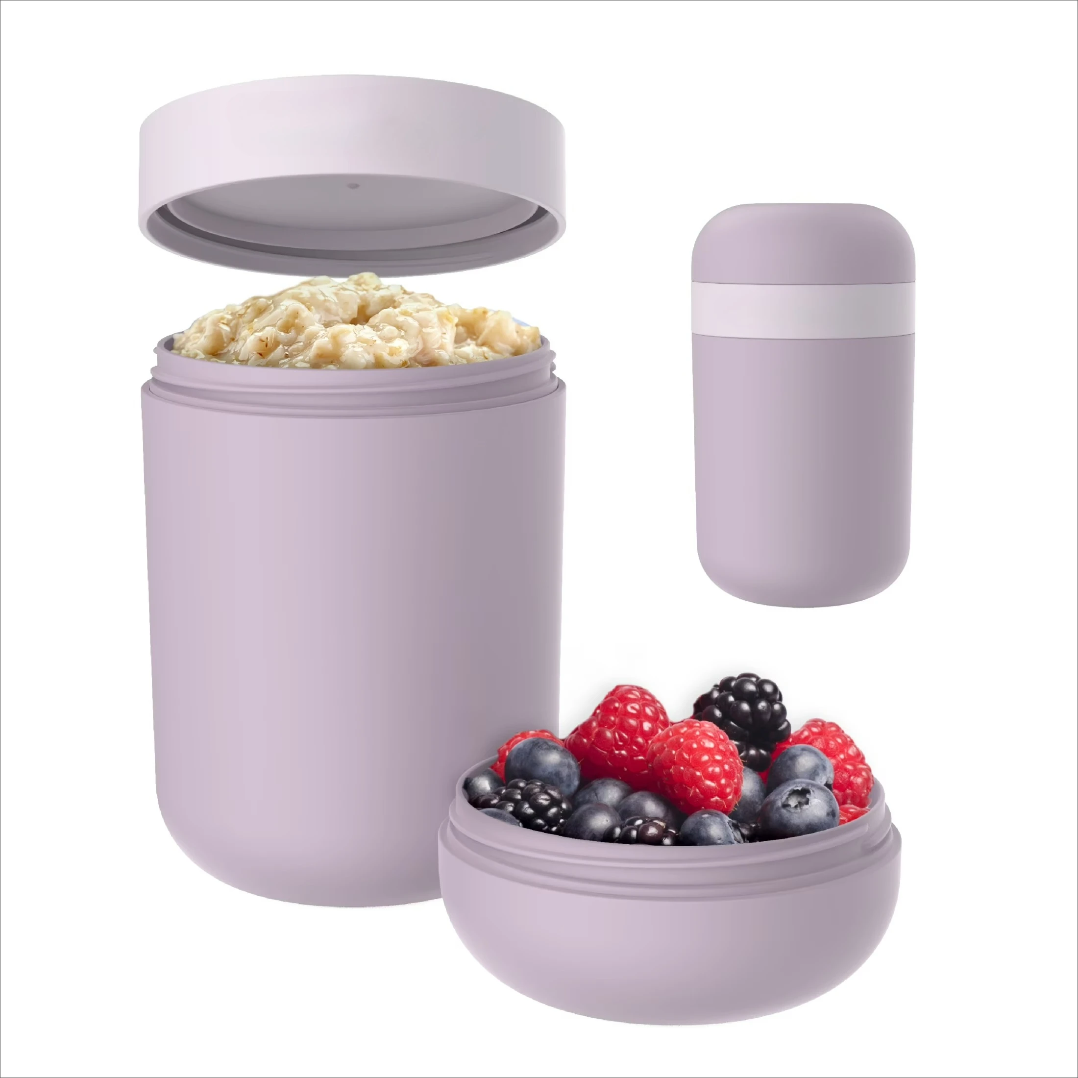 Snack Cup - Reusable Snack Container with Leak-Proof Design, Toppings Compartment, and Dual-Sealing Lid
Snack Cup - Reusable Snack Container with Leak-Proof Design, Toppings Compartment, and Dual-Sealing Lid