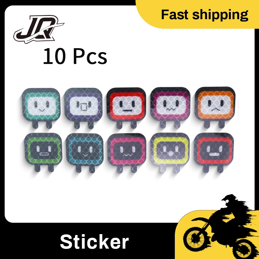 10Pcs Night Visible Reflective Decals Waterproof Safety Warning Stickers For Motorcycle Car Bike Helmet
10Pcs Night Visible Reflective Decals Waterproof Safety Warning Stickers For Motorcycle Car Bike Helmet