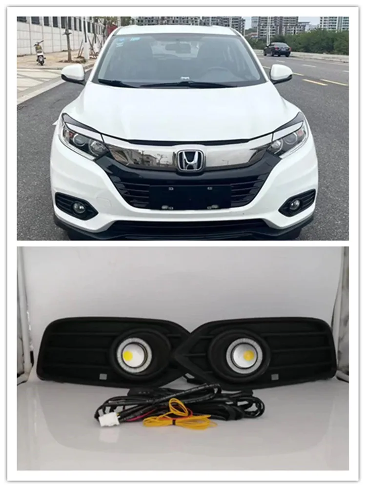 LED Fog Lights Assembly For Honda HRV 2019 2020 2021 2022 Front Bumper Fog lamp Replacement Angel Eye Daylight Accessories Kit
LED Fog Lights Assembly For Honda HRV 2019 2020 2021 2022 Front Bumper Fog lamp Replacement Angel Eye Daylight Accessories Kit