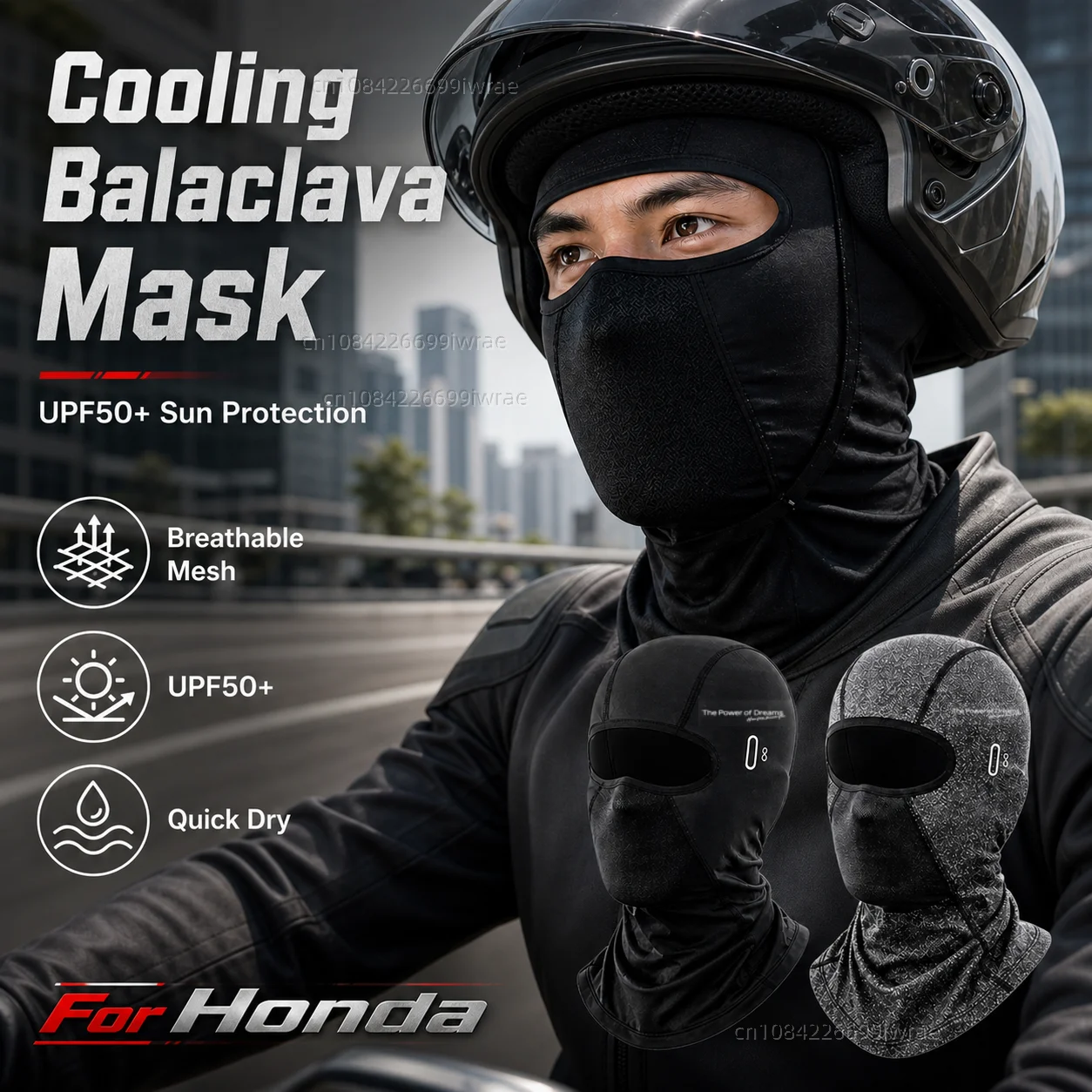 Cooling Motorcycle Balaclava Mask UPF50+ UV Protection Breathable Face Cover Summer For Honda CBR 125R 954 600 F4i 650F 650R
Cooling Motorcycle Balaclava Mask UPF50+ UV Protection Breathable Face Cover Summer For Honda CBR 125R 954 600 F4i 650F 650R