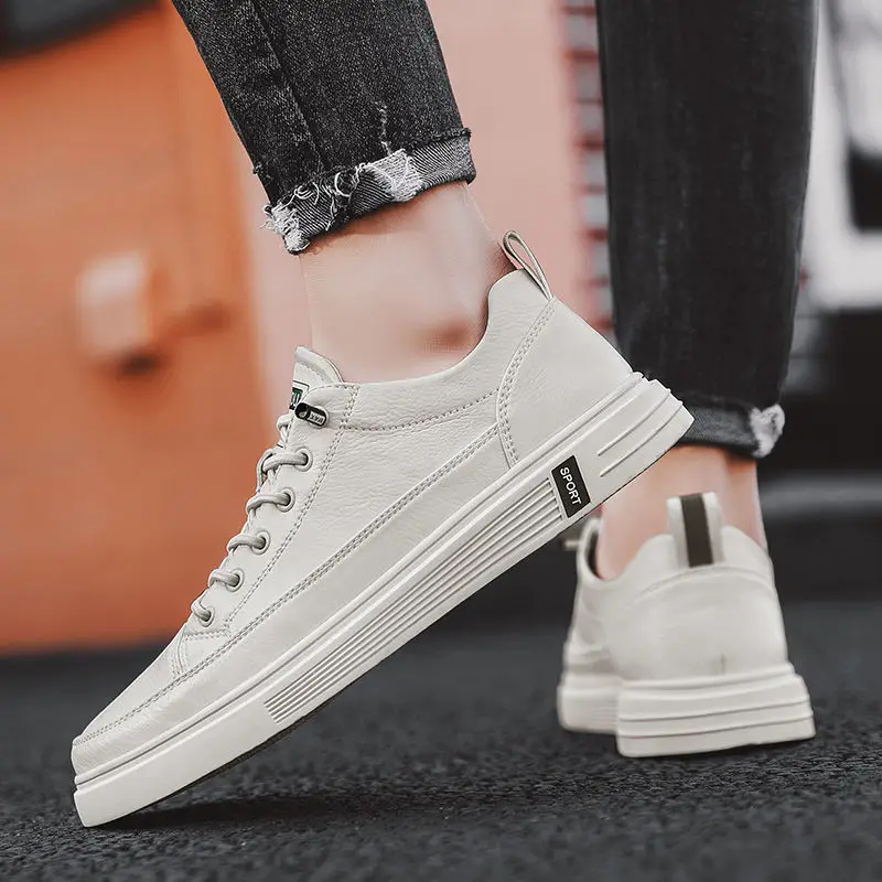 2023 Autumn Vulcanized Shoes Boys Tenis Sport Shoes Male Sneakers Soft Sole Men Walking Shoe Men's White Casual Sneakers
2023 Autumn Vulcanized Shoes Boys Tenis Sport Shoes Male Sneakers Soft Sole Men Walking Shoe Men's White Casual Sneakers