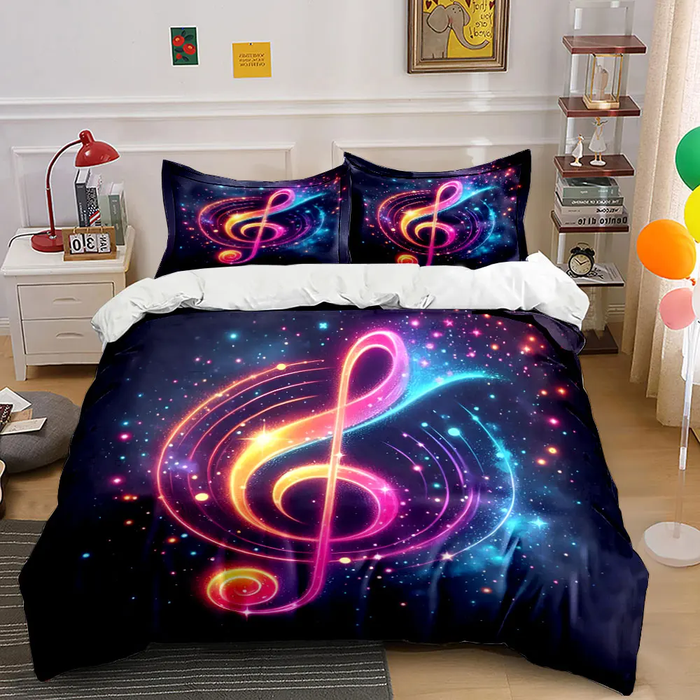 Colorful Musical Art Set Multiple sizes kid's and adults' bedroom Exquisite 3PC bedding set, gift
Colorful Musical Art Set Multiple sizes kid's and adults' bedroom Exquisite 3PC bedding set, gift