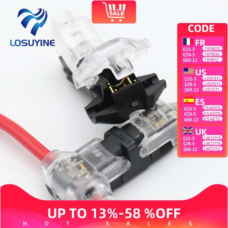 5 шт., обжимные клеммы для кабелей, 24-18AWG
5 шт., обжимные клеммы для кабелей, 24-18AWG