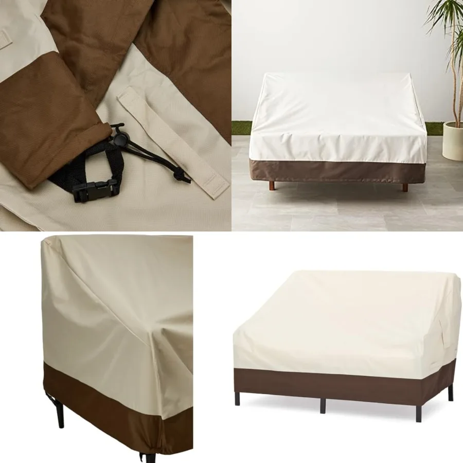 Deep Lounge Sofa, Outdoor Couch and Patio Furniture Cover, Waterproof, Anti-UV, Water Resistant, Durable, Beige/Tan
Deep Lounge Sofa, Outdoor Couch and Patio Furniture Cover, Waterproof, Anti-UV, Water Resistant, Durable, Beige/Tan