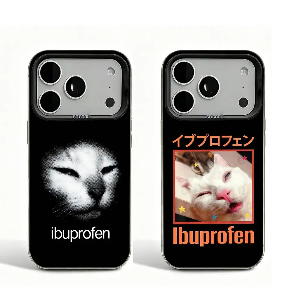 Ibuprofen Cat Black Matte Phone Case For iPhone 12 11 14 13 17 16 15 Pro Max Large Lens Frame Cover
Ibuprofen Cat Black Matte Phone Case For iPhone 12 11 14 13 17 16 15 Pro Max Large Lens Frame Cover