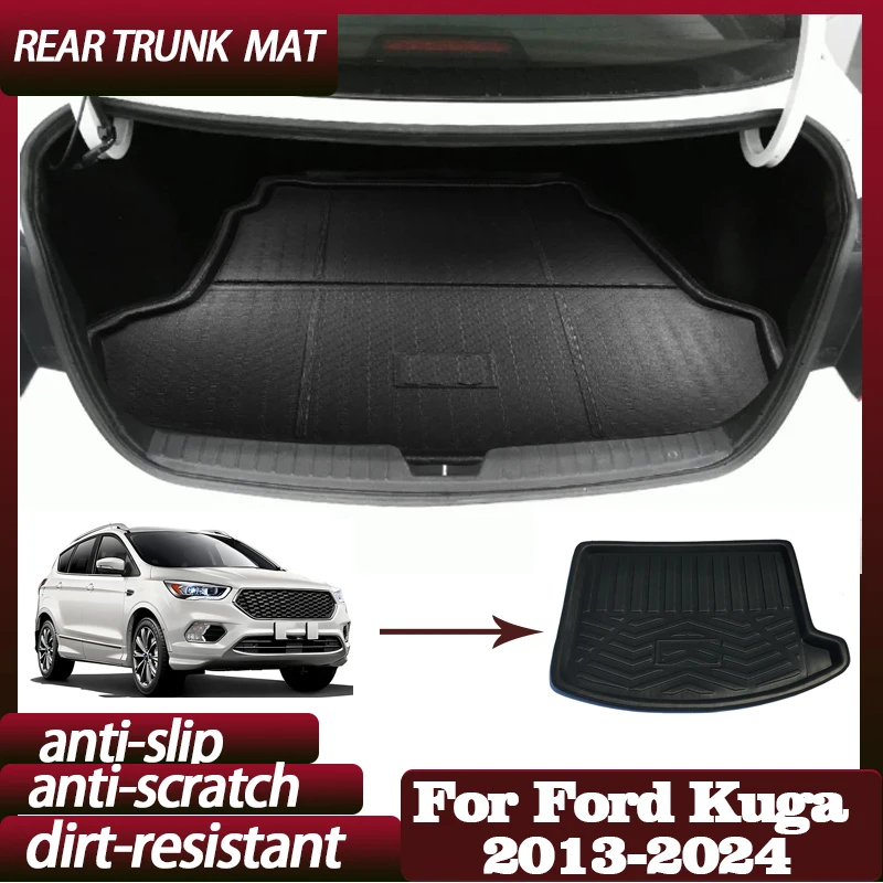 Коврик в багажник автомобиля для Ford Kuga 2013 2014 2015 2016 2017 2018 2019 2023 2024, поднос для багажника, водонепроницаемый напольный коврик, автозапчасти
Коврик в багажник автомобиля для Ford Kuga 2013 2014 2015 2016 2017 2018 2019 2023 2024, поднос для багажника, водонепроницаемый напольный коврик, автозапчасти