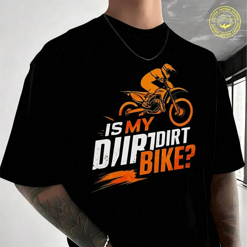 Dirt Bike Graphic With Stylized Mirrored Typography Men's Moto Casual T-Shirt Fashionable Street Style Travel And Sports Tee
Dirt Bike Graphic With Stylized Mirrored Typography Men's Moto Casual T-Shirt Fashionable Street Style Travel And Sports Tee