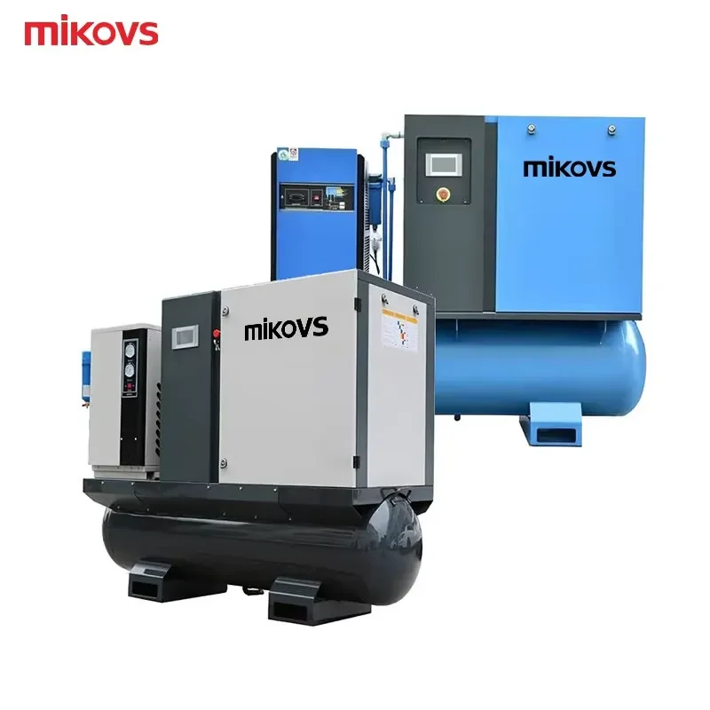 All in One Screw Air Compressor 7.5kw 11kw 15kw 22kw 30hp Working Pressure 8bar 10bar 12 Bar 16bar With Tank With Dryer
All in One Screw Air Compressor 7.5kw 11kw 15kw 22kw 30hp Working Pressure 8bar 10bar 12 Bar 16bar With Tank With Dryer