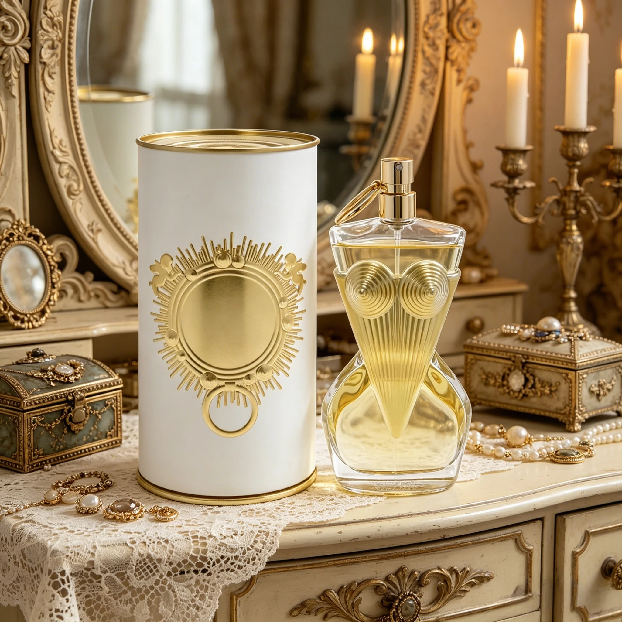 Glamorous Feminine Perfume, Iconic Gold Design Eau de Parfum, Long-Lasting Floral Scent, Luxury Women's Fragrance Gift
Glamorous Feminine Perfume, Iconic Gold Design Eau de Parfum, Long-Lasting Floral Scent, Luxury Women's Fragrance Gift