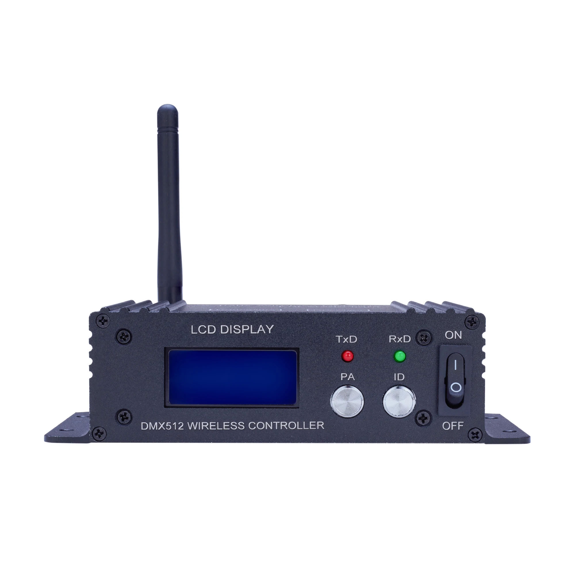 2.4G Wireless DMX 512 Controller Transmitter Receiver LCD Display Power Adjustable Repeater Lighting Controller Repeater
2.4G Wireless DMX 512 Controller Transmitter Receiver LCD Display Power Adjustable Repeater Lighting Controller Repeater