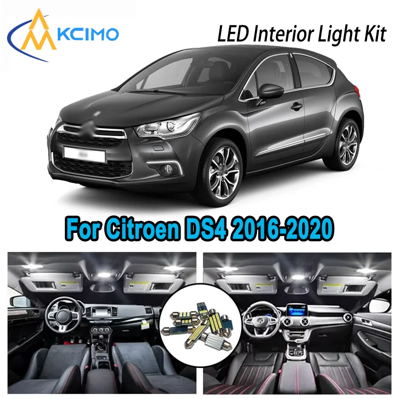 For Citroen DS4 2016-2020 2017 2018 2019 2020 Premium Bright LED Interior Dome Map Trunk Light Kit Car Led Lamps Canbus No Error
For Citroen DS4 2016-2020 2017 2018 2019 2020 Premium Bright LED Interior Dome Map Trunk Light Kit Car Led Lamps Canbus No Error
