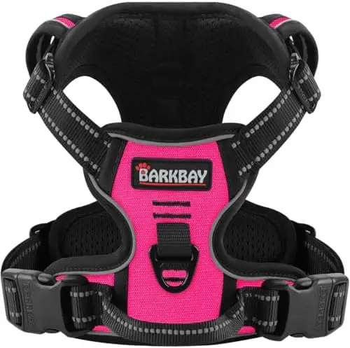 Adjustable Barkbaay Pet Harness for Dogs – Reflective Oxford Vest, Easy Control for PINK Pups!
Adjustable Barkbaay Pet Harness for Dogs – Reflective Oxford Vest, Easy Control for PINK Pups!