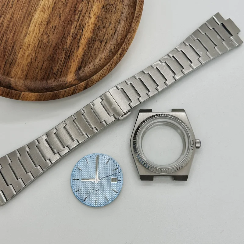 Silver 40mm Sapphire Glass Case Strap Green Luminous 31.8mm Dial Hands Fits PRX Super Player NH35 NH36 NH70 Automatic Movement
Silver 40mm Sapphire Glass Case Strap Green Luminous 31.8mm Dial Hands Fits PRX Super Player NH35 NH36 NH70 Automatic Movement