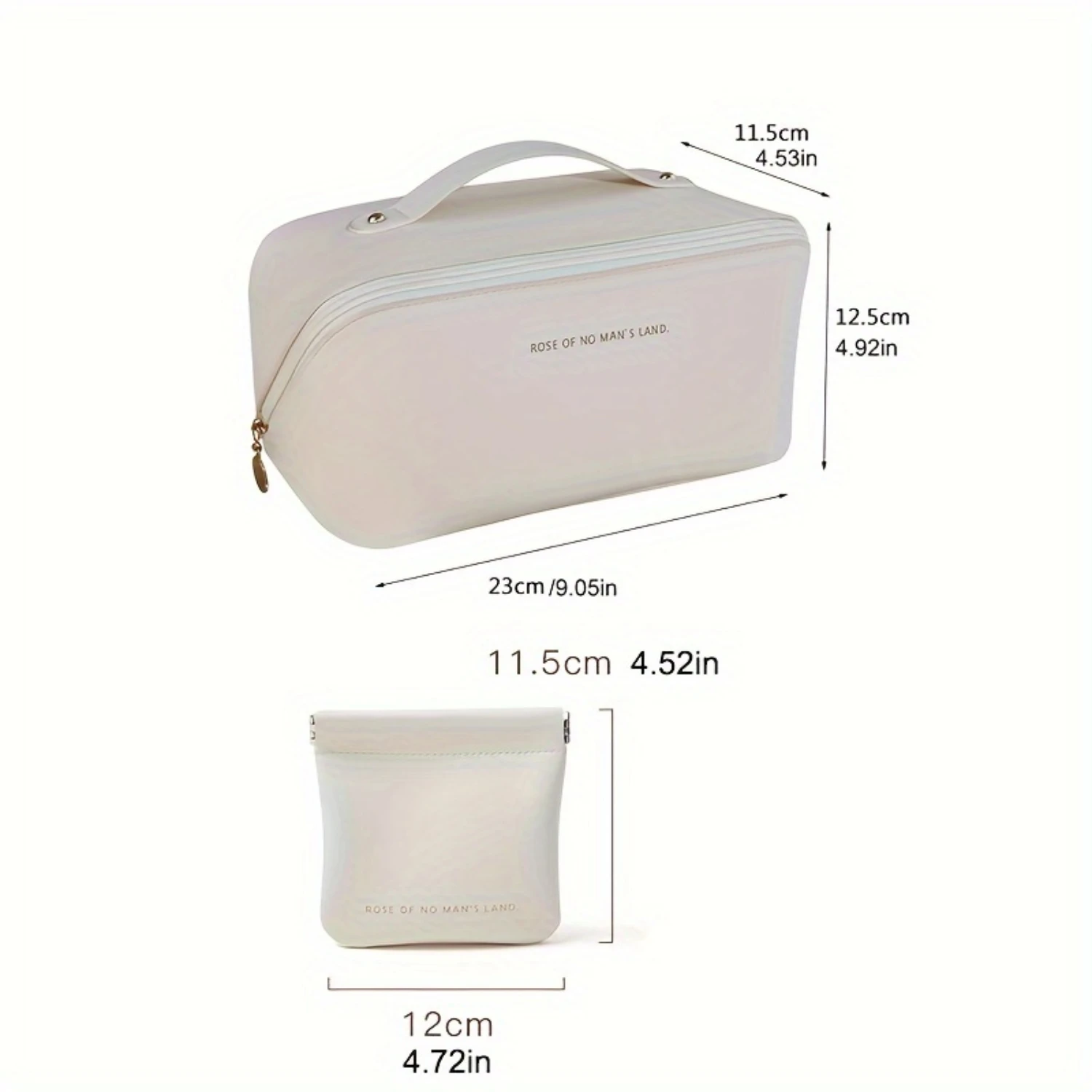 Large capacity PU pillow makeup bag for Daily Care toiletries and Travel, with easy access, one-hand open, and Mini carry-on des
Large capacity PU pillow makeup bag for Daily Care toiletries and Travel, with easy access, one-hand open, and Mini carry-on des