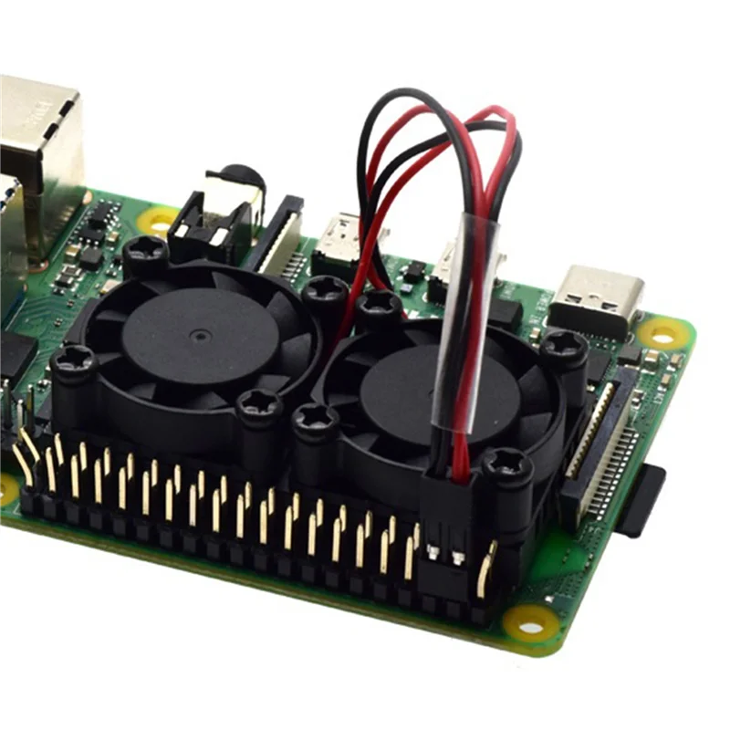 A99E-2X Dual Fan With Heat Sink Ultimate Double Cooling Fans Cooler For Raspberry Pi 4B
A99E-2X Dual Fan With Heat Sink Ultimate Double Cooling Fans Cooler For Raspberry Pi 4B