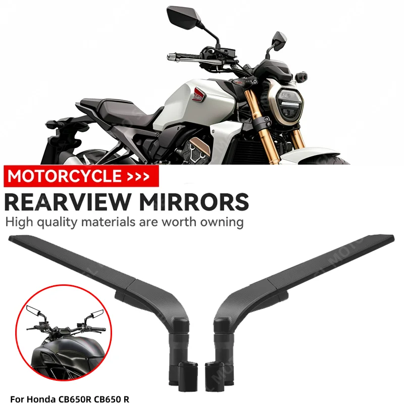 For Honda CB650R CB650 R Motorcycle Wind Wing Side Rearview Mirror Adjustable Rotating Motorbike Accessories
For Honda CB650R CB650 R Motorcycle Wind Wing Side Rearview Mirror Adjustable Rotating Motorbike Accessories