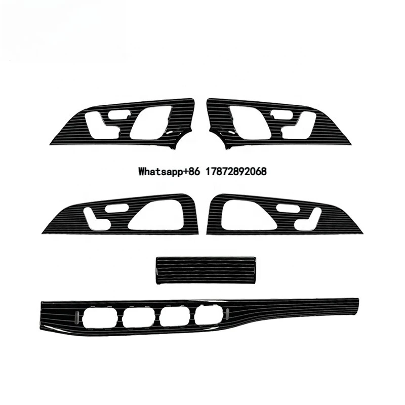 Modern Car Interior Decoration 5-Line Stripe Pattern Trim Panel Set Piano Brushed Panel Panel for GLE GLS W167
Modern Car Interior Decoration 5-Line Stripe Pattern Trim Panel Set Piano Brushed Panel Panel for GLE GLS W167