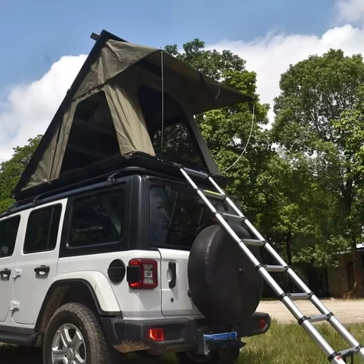 Overland Triangle Camping Rooftop Tent Aluminum Clam Hard Shell Roof Top Tent
Overland Triangle Camping Rooftop Tent Aluminum Clam Hard Shell Roof Top Tent