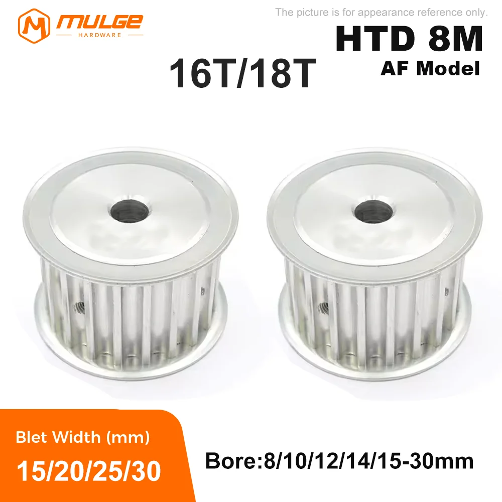 HTD M 16Teeth 18Teeth Timing Pulley AF Type Bore 8-28mm Belt Pulley Belt Width 10/15/20/25/30mm 8M-16T 18T Synchronizing wheel
HTD M 16Teeth 18Teeth Timing Pulley AF Type Bore 8-28mm Belt Pulley Belt Width 10/15/20/25/30mm 8M-16T 18T Synchronizing wheel
